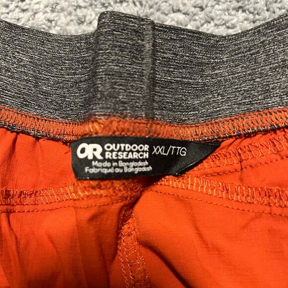 Outdoor Research Zendo Shorts Men XXL Orange 10" Performance Climbing Outdoor - Picture 4 of 11